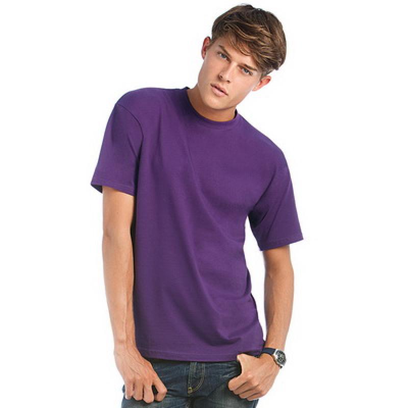 Image of B&C Men's Exact 190 Crew Neck T-Shirt