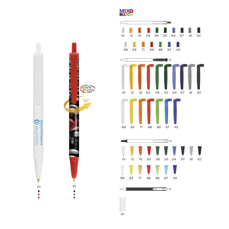 Image of BIC® Clic Stic Mini ballpen Screen Printing