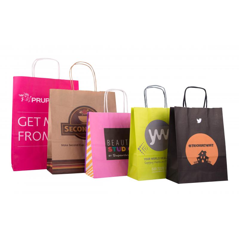 Image of Twisted Paper Handle Carrier Bag